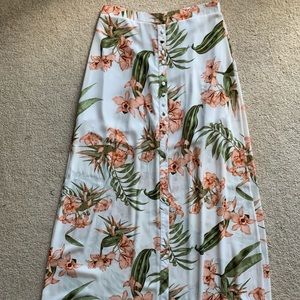 Floral Maxi Skirt